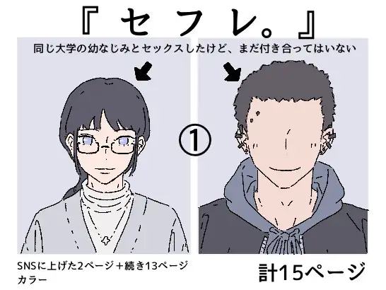【繁体中文版】同じ大学の幼馴染みとセックスしたけど、まだ付き合ってはいません。『セフレ。』-1話