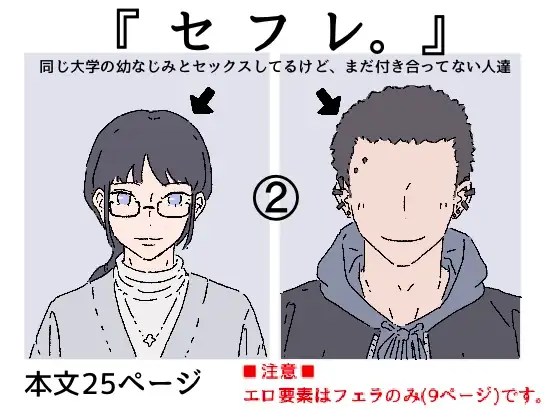【繁体中文版】同じ大学の幼馴染みとセックスしたけど、まだ付き合ってはいません。『セフレ。』-2話